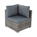 6PCS Outdoor Modular Lounge Sofa Coogee-Grey-8