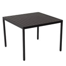 Eden 4-Seater Outdoor Lounge Set with Coffee Table in Black-Stylish Textile and Rope Design-4