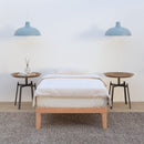Single Size Warm Wooden Natural Bed Base Frame – King Single-3