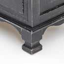 2X Bedside Table 3 Drawer Vintage Side Table Storage Cabinet Bedroom CLARA BLACK-9