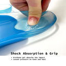 2X Pair Half Insoles Shoe Inserts L Size Gel Arch Support Foot Pad-5