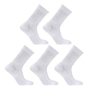 5X Rexy 3D Seamless Crew Socks Large Slim Breathable WHITE-1