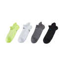 4X Rexy Seamless Sport Sneakers Socks Medium Non-Slip Heel Tab MULTI COLOUR-1