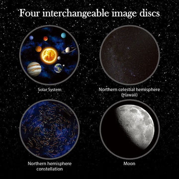 Solar System Star Light Projector STEM Toy - Space Planet Moon Galaxy Night Lights - 0