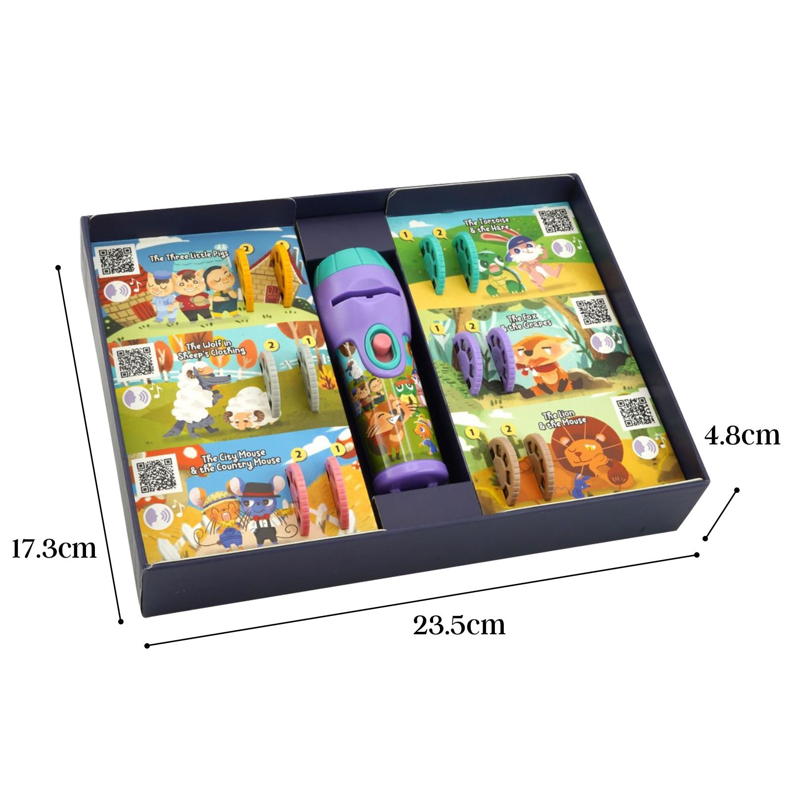 Storytelling Torch Projector 6 Stories Gift Set - Audio Kids Learning STEM Toy