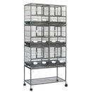 YES4PETS 208cm XXL Stackers Breeding Bird Budgies Aviary Cage-1