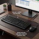 AOC KM170B/97 Wired Home & Office Keyboard + Mouse Combo 1.5M cables Black-4