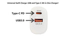 BDI 25W PD Quick Charger AU plug with USB-A and Type-C Ports-4