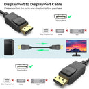 BENFEI 000200BK [VESA Certified] DP to DP Male to Male Cable 3M Supports 8K@60Hz Compatible with Lenovo, Dell, HP, ASUS and More-2