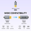 BENFEI 000419GY 8K DisplayPort V1.4 to HDMI V2.1 Aluminum Shell, Nylon Braided Cable 1.8M-6