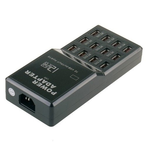 12-Port 60W USB Charge Station - 0