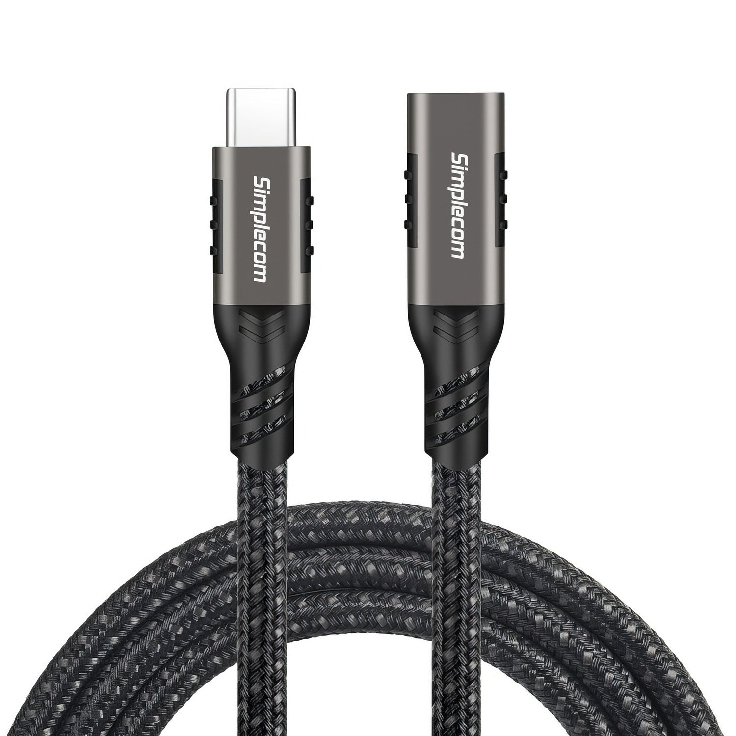 Simplecom CAU620 USB-C Male to Female Extension Cable USB 3.2 Gen2 PD 100W 20Gbps 2M - 0