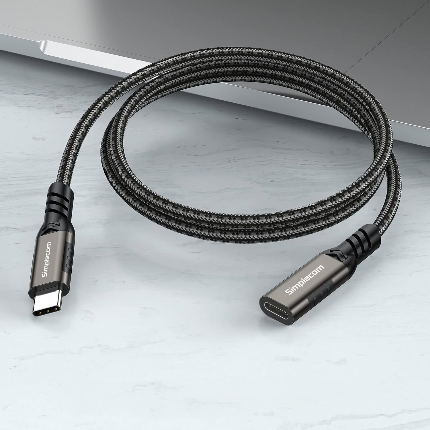 Simplecom CAU620 USB-C Male to Female Extension Cable USB 3.2 Gen2 PD 100W 20Gbps 2M