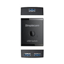 Simplecom KM125 Bi-Directional 2-Way USB 3.0 Switch 1 In 2 Out (2 In 1 Out) 5Gbps-2