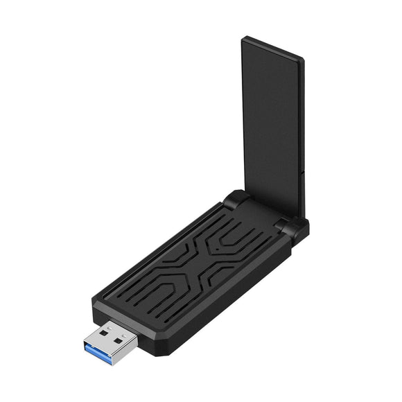 Simplecom NW812v2 AX5400 Tri-Band WiFi 6E USB Adapter with Foldable Antenna