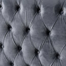 Madeline Range - Dark Grey Velvet 3+2+1 - Silver Trims-3
