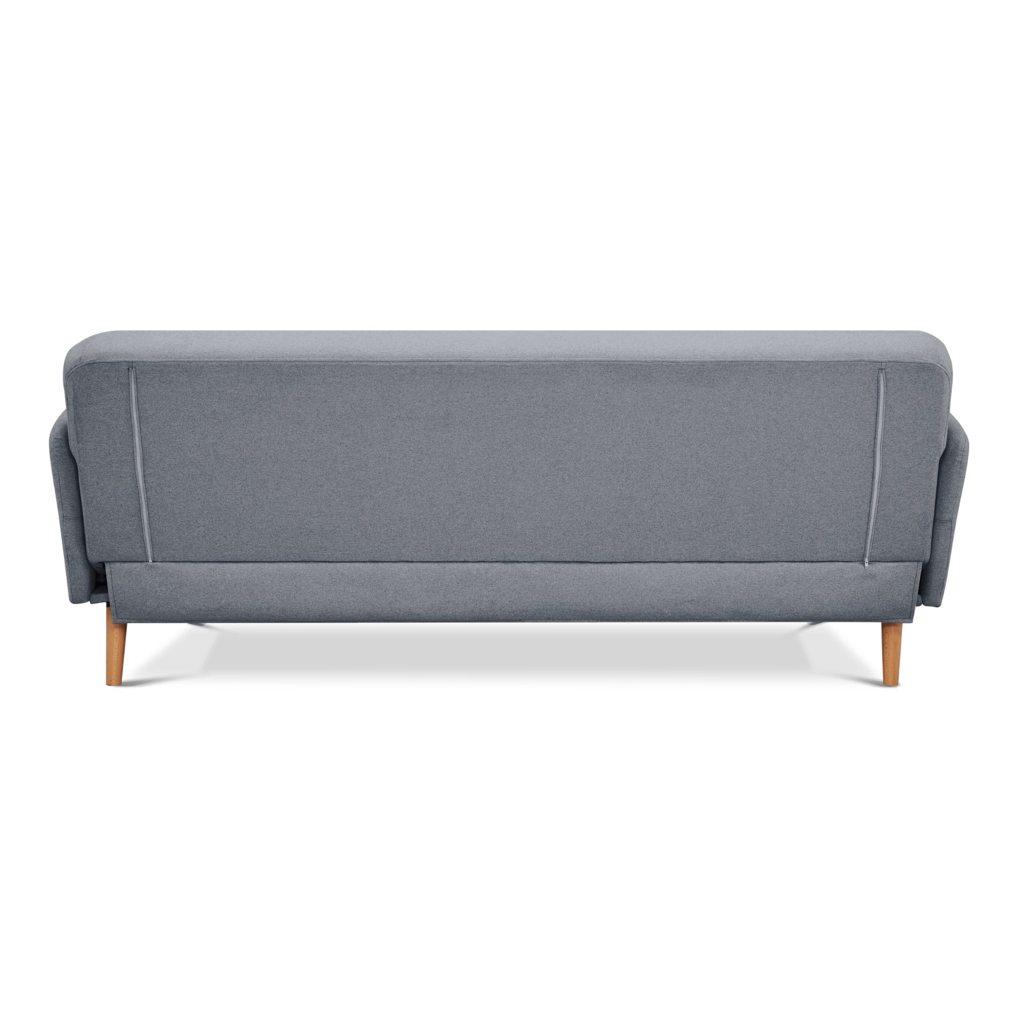 Brianna 3 + 2 Seater Sofa Fabric Uplholstered Lounge Couch - Light Grey