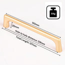 Gold Zinc Kitchen Cabinet Handles Drawer Bar Handle Pull 128mm-4