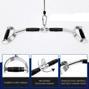 86cm Tricep Press Solid Pulldown Bar Cable Machine Revolving LAT Pull down Bar Rotating Curl Bar-3