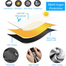 Lawn Mower Cover Lawn Tractor Cover Waterproof Heavy Duty 420D Polyester UV Protection-3