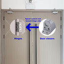 Auto Commercial Door Closers Hydraulic Door Closer for Home  Commercial Door 25-45kg-8