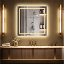 Interior Ave - 80 x 80cm Square Frameless LED Bathroom Mirror-2