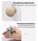 2x bedside table set wooden drawers lockable storage bedroom furniture-10