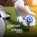 Awezingly Premium Quality Cabretta Leather Golf Glove for Men - White (M/L)-5