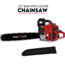 Commercial Petrol Chainsaw 22" Bar Tree Pruning Top Handle Chain Saw-1