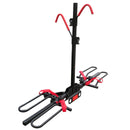 2 Bicycle Bike Rack Rear Car Carrier 2" Hitch Mount Platform Foldable-1