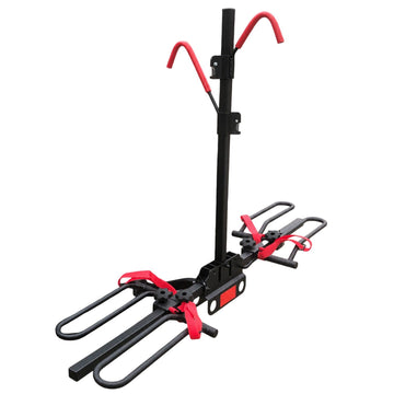 2 Bicycle Bike Rack Rear Car Carrier 2" Hitch Mount Platform Foldable