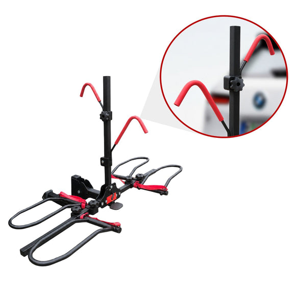 2 Bike Rack for Car SUV Rear Bicycle Holder Carrier Hitch Mount Platform Holder