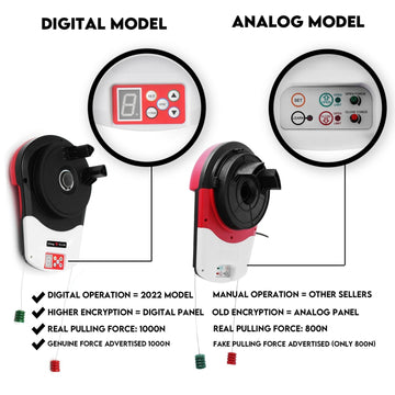 Automatic Roller Door Opener Garage Powerful 1200N Motor Garage 22m2; Rolling AU - 0