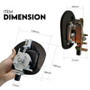 Black Whale Tail T Handle Lock Latch/Compression Lock Trailer Ute Toolbox-6