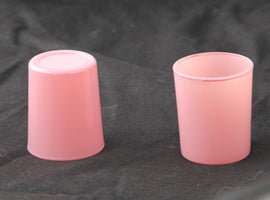 20 Pack Blush Pink Glass Votive Tealight Candle Holders House Party Centerpiece Xmas Wedding Decor Glass Candlestick Party Decorations Bridal Valentines Event - 0