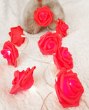 Red Rose battery string fairy light - party night light wedding decoration-1