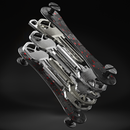 KeySmart Orginal - Compact Key Holder and Keychain Organiser (Up to 8 Keys) - Red Forged Carbon-4