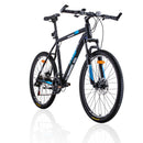Trinx MTB Mens Mountain Bike 26 inch Shimano Gear 21-Speed [Colour: Matt Black White/Blue] [Size Of Frame: 17 inches]-2