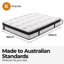 ChiroSleep Orthopaedic Euro Top Pocket Spring King Mattress-2