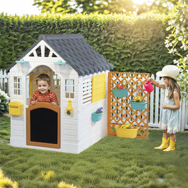 Lifespan Kids Garden Playhouse with Fence - 0