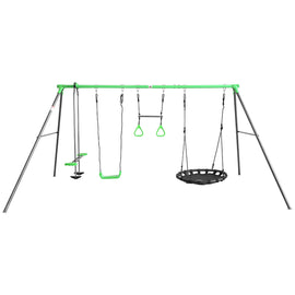 Lifespan Kids Lynx 4 Station Swing Set - 0