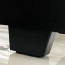 Camelia Queen Size Bed Frame Pink Velvet Upholstery High Headboard Quality Slats Metal Structure-6