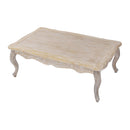 Coffee Table Oak Wood Plywood Veneer White Washed Finish-5