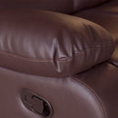 3+2+1 Seater Recliner Sofa In Faux Leather Lounge Couch in Brown-13
