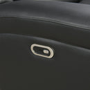 3-1-1 Seater Electric Leather/PVC Black Recliner Set-7