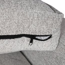 Milano 3-2 Seater Sofa Set Polyester Fabric Multilayer Two Pillows Attached Individual Pocket Spring-4