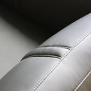 Lounge Set Luxurious 6 Seater Faux Leather Corner Sofa Living Room Couch in Black with 2x Ottomans-3