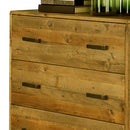 Tallboy with 4 Storage Drawers in Wooden Light Brown Colour-3