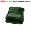 J Elliot Home 800GSM Luxury Winter Thick Mink Blanket Sea Kelp King-2