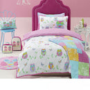 Jiggle & Giggle Owl Song Quilt Cover Set Double-1